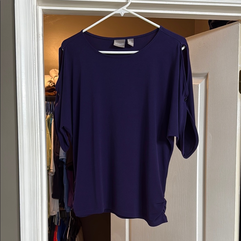 Chicos Women's Purple Top